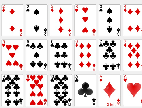Juego Tarjetas de memoria  en línea