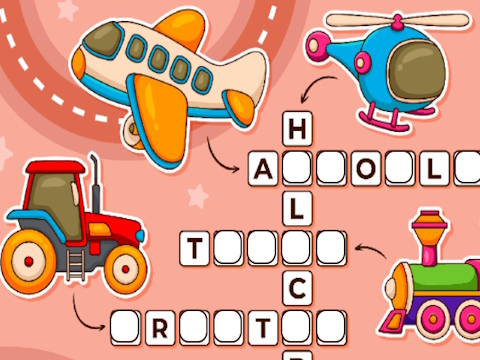 Juego Crucigrama para niños  en línea