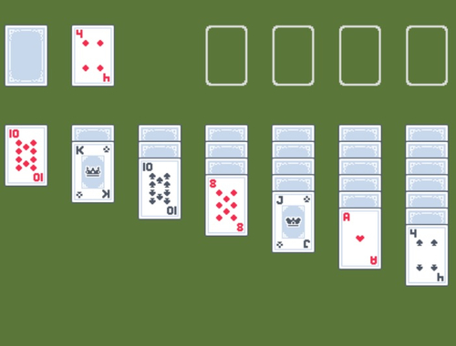 Juego Búsqueda de tarjetas klondike  en línea