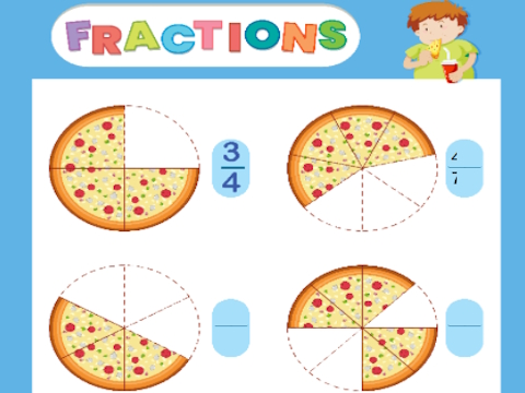 Juego Fracciones  en línea