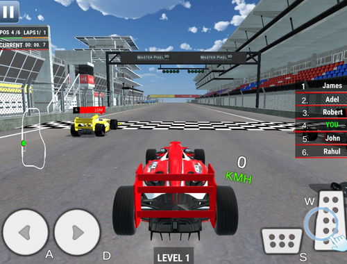 Juego Fórmula de carreras de autos  en línea