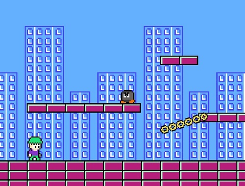 Juego Aventura de chico púrpura  en línea