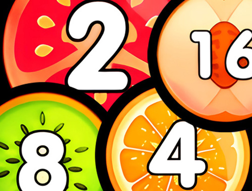 Juego Fusionar Balls Shooter 2048 Conecte frutas  en línea