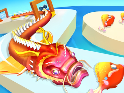 Juego Evolución de peces 3D  en línea