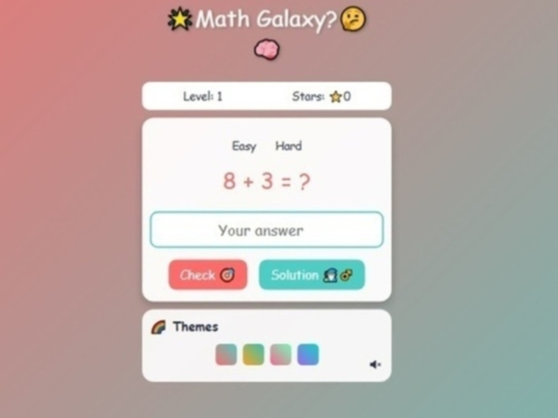 Juego Galaxia de matemáticas  en línea
