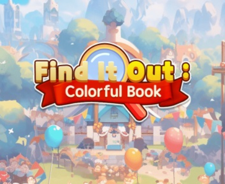 Juego Descúbrelo un libro colorido  en línea