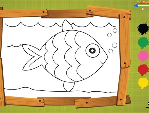 Juego Juego de color para niños  en línea