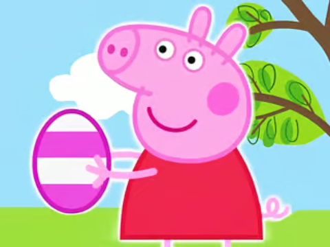 Juego Rompecabezas: huevos de Pascua Peppa Pig  en línea
