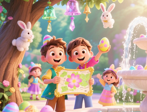 Juego Encuentra las diferencias: búsqueda de huevos de Pascua  en línea