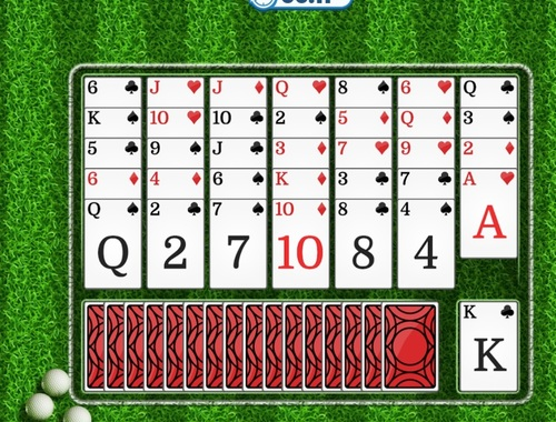 Juego Solitario de golf  en línea