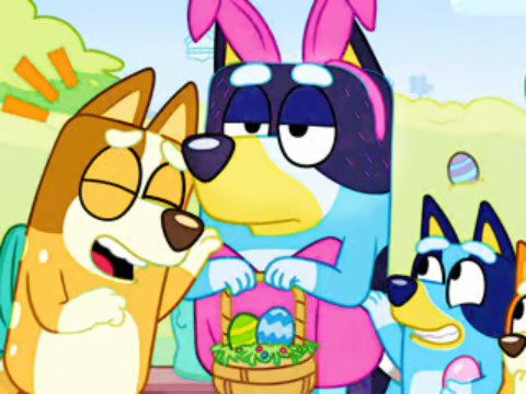 Juego Rompecabezas de rompecabezas: azul de Pascua.  en línea