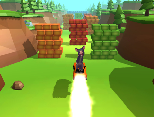 Juego Coche de cohete Ratomilton  en línea