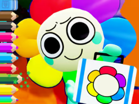 Juego Libro para colorear: miembros del mundo de Dandy's  en línea