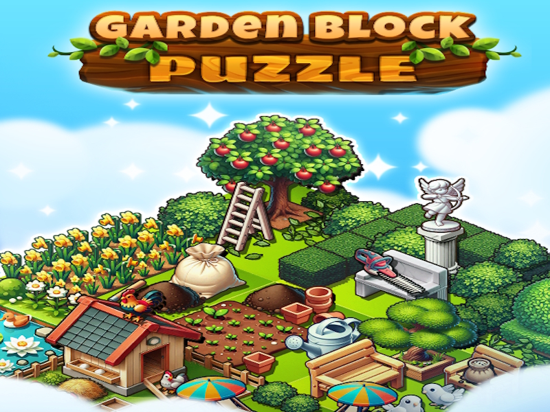Juego Rompecabezas de bloque de jardín en línea