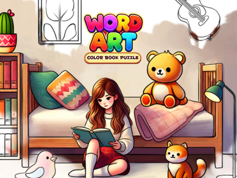 Juego Word Art: Color Book Puzzle en línea