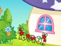 Juego Decoración de la casa de los pitufos  en línea