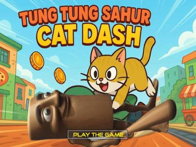 Juego Tung Tung Sahur Cat Dash en línea