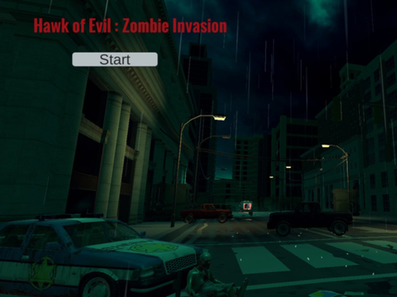 Juego Halcón de malvada invasión de zombis en línea
