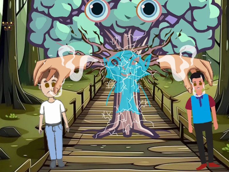 Juego Guardar amigos del árbol místico en línea