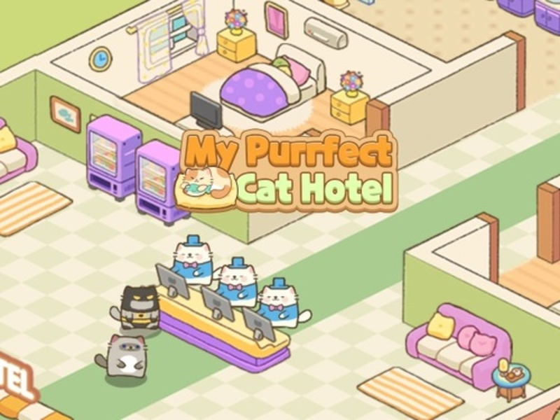 Juego Mi hotel de gato de purrfect en línea