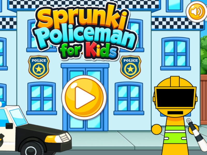 Juego Policía de Sprunki para niños en línea
