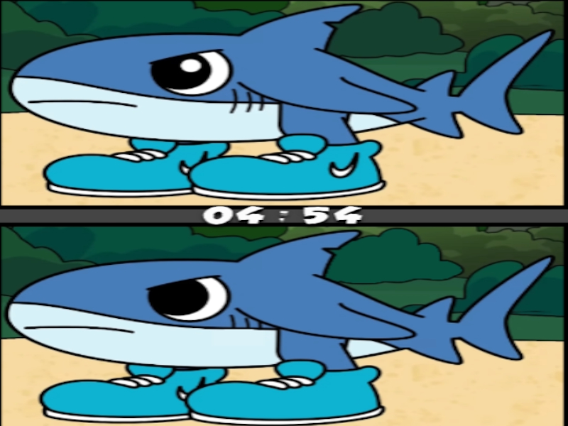 Juego Tralalero tralala cinco diferencia en línea