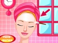Juego Princesa Barbie Makeover facial  en línea