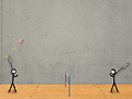 Juego Figura de palo bádminton  en línea