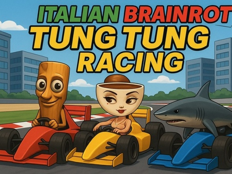 Juego Racing italiano Brainrot Tung Tung en línea