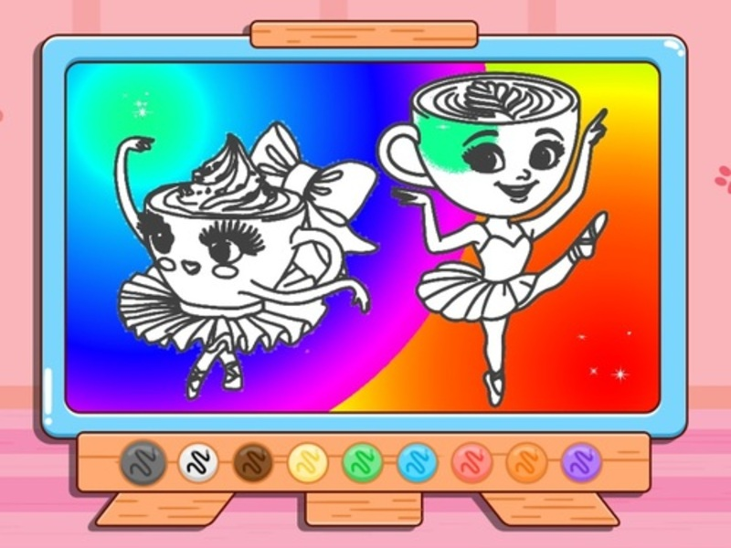 Juego Libro para colorear: Ballerina Cappuccin en línea
