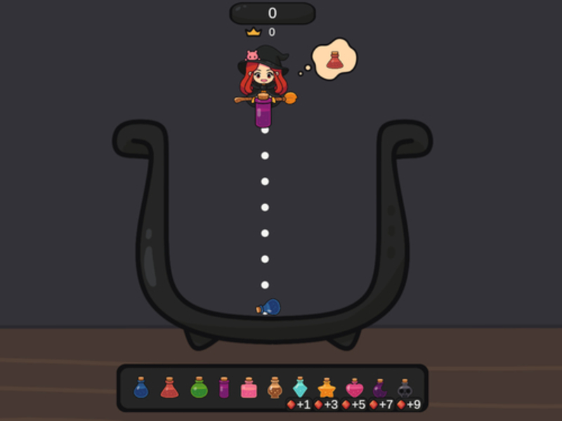 Juego Poción fusionar bruja en línea