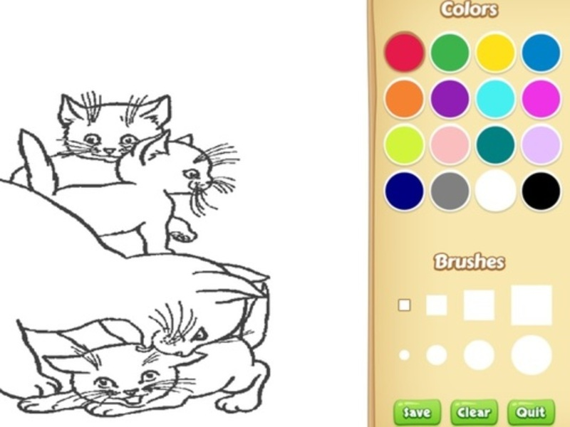 Juego Libro para colorear de gatos para niños en línea