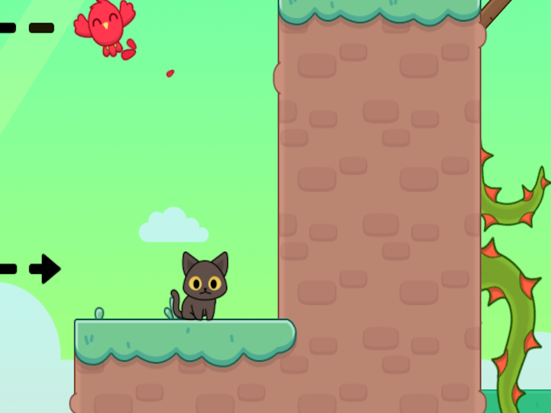 Juego Kitty ama los pájaros en línea
