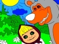 Juego Masha y el oso en el bosque  en línea