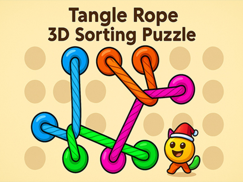 Juego Hazel Tangle Rope 3D: rompecabezas de clasificación en línea