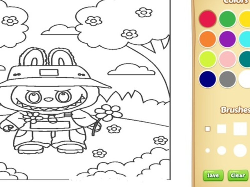 Juego Libubu para colorear para niños en línea