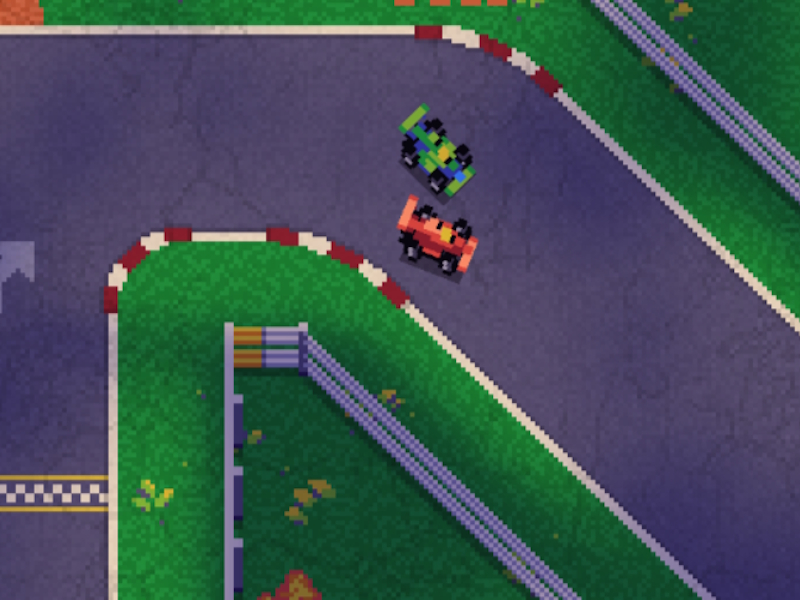 Juego Pequeña demostración de carreras en línea