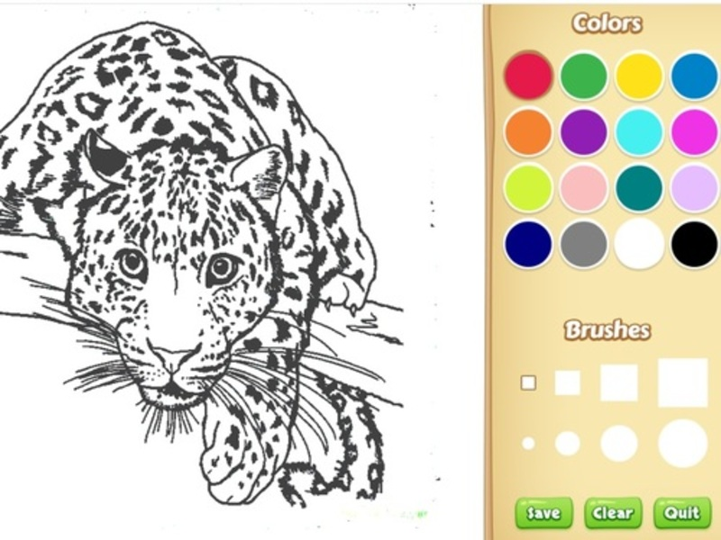 Juego Libro para colorear de animales realistas para niños en línea