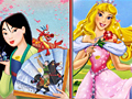 Juego Mulan y Aurora en línea