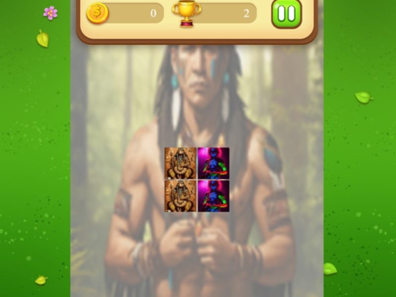 Juego Coincidencia de memoria chamán en línea