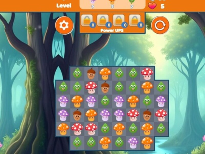 Juego Partido de la fiebre del hongo 3 en línea