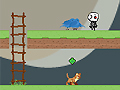 Juego El perro y el hueso son amigos  en línea