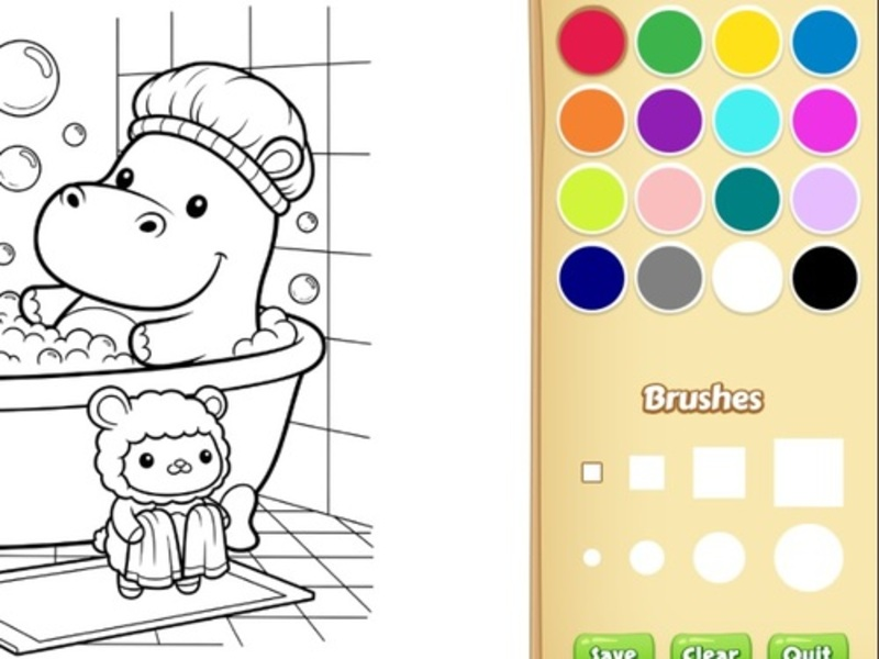 Juego Libro para colorear de amigos acogedores para niños en línea