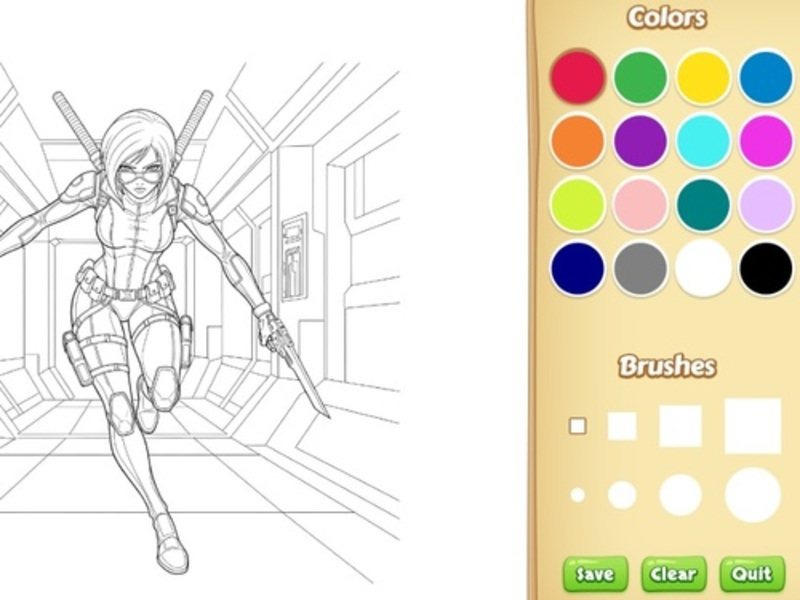 Juego Libro para colorear malvado para niños en línea
