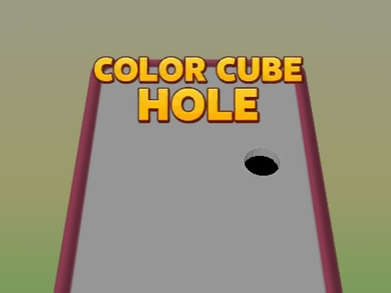 Juego Agujero de cubo de color en línea