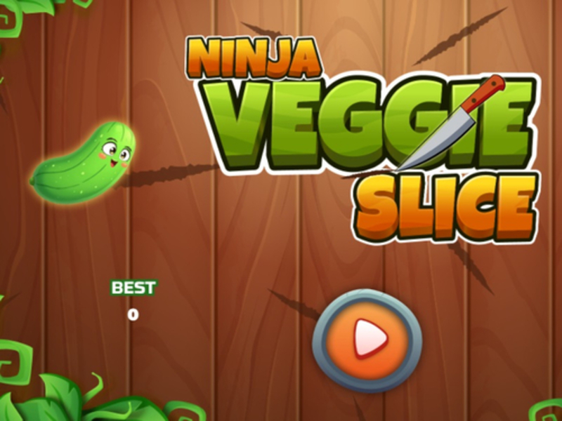 Juego Rebanada de vegetales ninja en línea