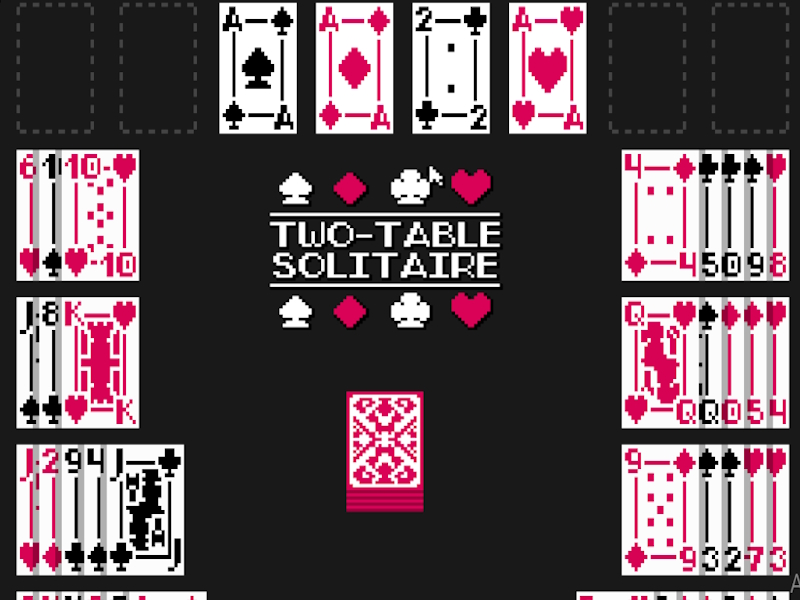 Juego Solitario de dos table en línea