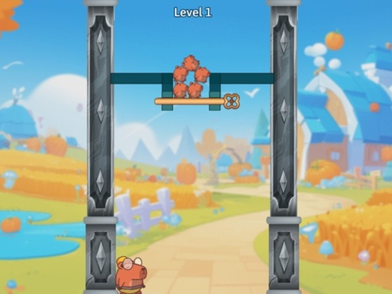 Juego Save Baby Capybaras Pull Pin en línea