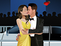 Juego Angelina y Brad besos  en línea