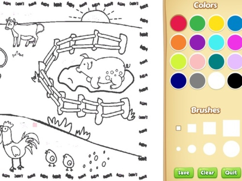 Juego Libro para colorear de la agricultura para niños en línea